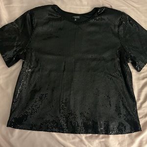 Sequinned Black Tshirt from Dynamite - New with Tags
